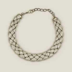 Vintage Coro Gold Tone Textured Choker Necklace